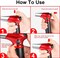 Blow Torch, Professional Kitchen Cooking Torch with Lock Adjustable Flame Refillable Mini Blow Torch Lighter for BBQ, Baking, Brulee Creme, Crafts and Soldering(Butane Gas Excluded)